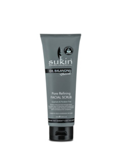 SUKIN OIL BALANCING PORE REFINING FACIAL SCRUB 125ML