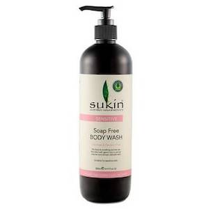 SUKIN SENSITIVE SOAP FREE BODY WASH 500ML