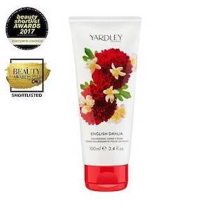 YARDLEY DAHLIA NOURISHING HAND CREAM 100ML