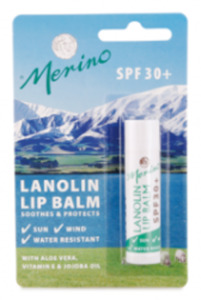 Body Creams: Merino Lanolin Lip Balm SPF30+ 4.5g