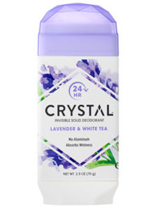 Deodorants: CRYSTAL INVISIBLE SOLID-LAVENDER & WHITE TEA