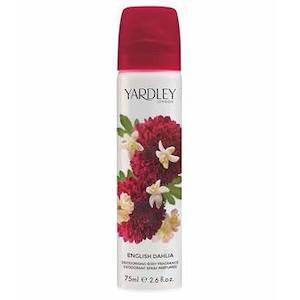 Deodorants: YARDLEY  DAHLIA BODY SPRAY 75ML