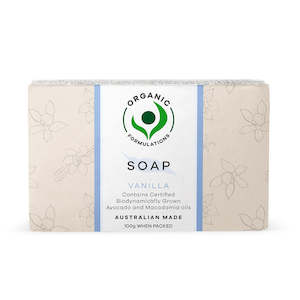 Soap Bars: Organic Formulations Vanilla Soap