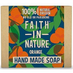 Soap Bars: FAITH IN NATURE ORANGE HANDMADE SOAP