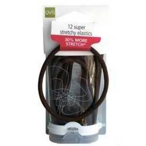 QVS 12 SUPER STRETCHY THICK ELASTIC - BROWN