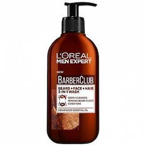 L'Oreal Paris Men Barber Club Beard + Face + Hair 3-IN-1 Wash 200ml