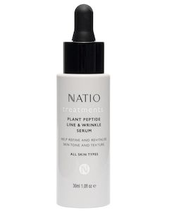 Serums: Natio Treatments Plant Peptide Line & Wrinkle Serum