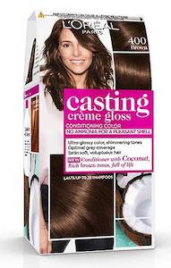 L'OREAL PARIS CASTING CREME GLOSS 400 DARK BROWN