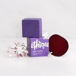 Shampoos: Ethique Tone It Down Purple Solid Shampoo