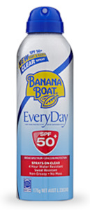 BANANA BOAT EVERYDAY CLEAR SPRAY SPF50+ 175G