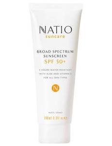 Sunscreens: NATIO SPF50+ SUNSCREEN LOTION 100ML