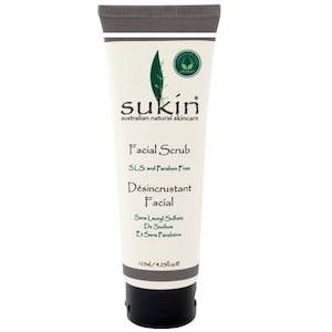 Exfoliators Scrubs: SUKIN TUBE FACIAL SCRUB 125ML