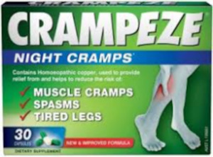 Remedies Reliefs: CRAMPEZE NIGHT CRAMPS CAPS 30