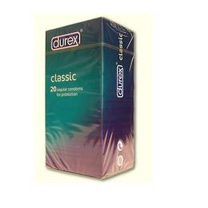 DUREX CONDOMS CLASSIC 20PK