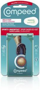 Orthotics: Compeed Sports Underfoot Blister Plasters x5