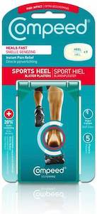 Compeed Sports Heel Blister Plasters x5