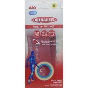 Orthotics: SCHOLL ORTHAHEEL REGLR ORTHOTICS-MED W7.5-9/M7-8.5