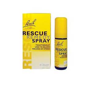 Bach Flower Remedies: BACH RESCUE REMEDY SPRAY 20ML