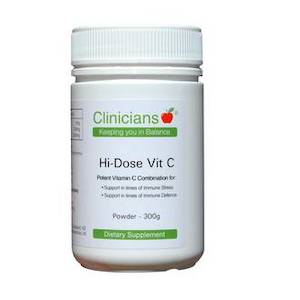 CLINICIANS HI-DOSE VIT C 300G