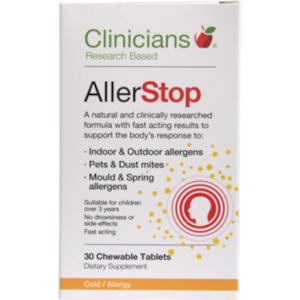 CLINICIANS ALLERSTOP 30 CAPSULES