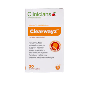 Clinicians: CLINICIANS CLEARWAYZ 20 CAPSULES