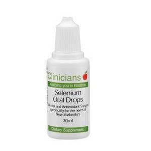 Clinicians: CLINICIANS SELENIUM ORAL DROPS 30ML