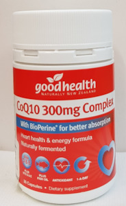 GOOD HEALTH CoQ10 300mg Complex 30 Caps