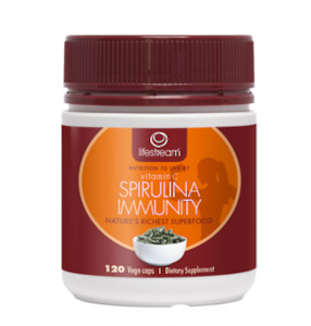 Lifestream Vitamin C Spirulina Immunity 120 CAPS