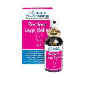 Martin Pleasance: MARTIN & PLEASANCE RESTLESS LEGS RELIEF 25ML SPRAY