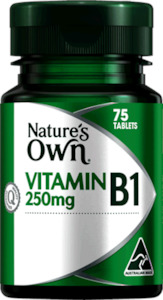 NATURE'S OWN Vitamin B1 250mg - 75 TABLETS