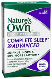 Natures Own: Nature's Own Complete Sleep Advanced Capsules 30