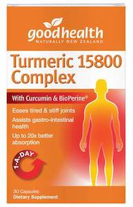 Natures Way: Good Health TURMERIC 15800 COMPLEX 30 CAPSULES