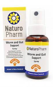 Naturo Pharm: Naturo Pharm Pet-Med Worm & Gut Support Spray 25ml