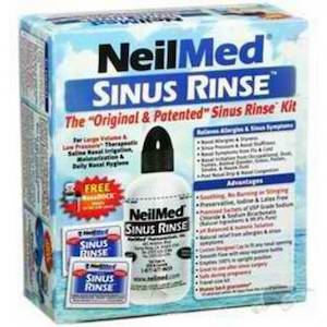 Neilmed Pharmaceuticals: NEILMED SINUS RINSE KIT 240ML + 60 SACHETS