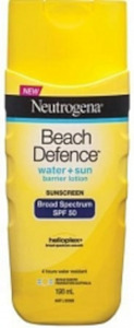 NEUTROGENA BEACH DEFENCE LOTION SUNSCREEN SPF50 198ML