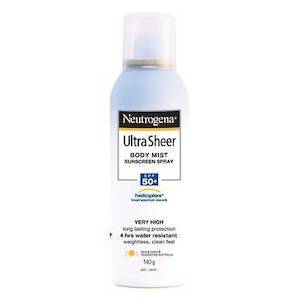 Neutrogena: NEUTROGENA ULTRA SHEER B MIST SUNSCREEN SPF50+140G