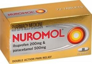 Nurofen: Nuromol Tablets 72