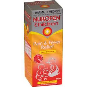 Nurofen Children Liquid - STRAWBERRY 200ml
