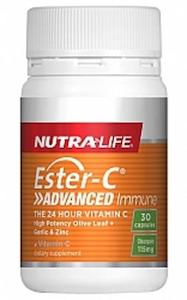 Nutra Life: NUTRA-LIFE ESTER C ADVANCED IMMUNE 30 CAPS
