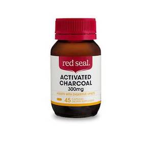 Red Seal: RED SEAL ACTIVATED CHARCOAL CAPSULES 300MG 45 TABS