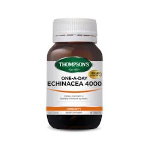 THOMPSON'S ECHINACEA 4000 ONE A DAY 60 CAPS