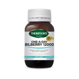 THOMPSON'S BILBERRY 12000 ONE A DAY 60 CAPS
