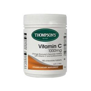 Thompsons: THOMPSON'S VITAMIN C 1000MG CHEWABLE 150 TABLETS