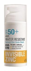 Invisible Zinc: INVISIBLE ZINC 4HR WATER RESISTANT SPF 50+ 100ML SUNSCREEN
