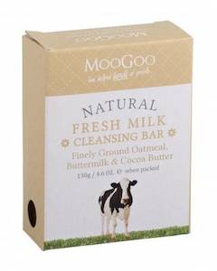 Moogoo: MooGoo Finely Ground Oatmeal Cleansing Bar 130g