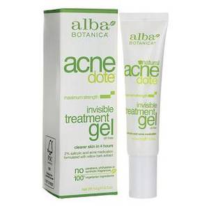 Acne Blemish Treatments: Alba Botanica Invisible Acne Treatment Gel, 14G