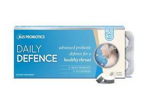 BLIS K12 DAILY DEFENSE LOZENGES - Vanilla 30's