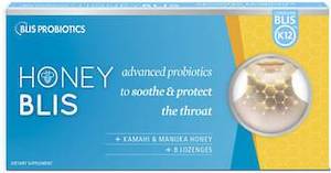 Blis Probiotics: HoneyBlis with BLIS K12? - Honey 8 Lozenges