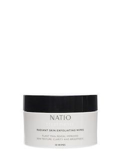 Natio Treatments Radiant Skin Exfoliating Wipes