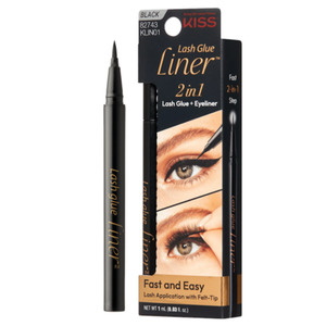 False Eyelashes: KISS Lash Glueliner - Black